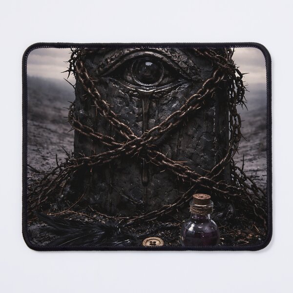 Item preview, The Pilgrimage Path Marker - Dark Fantasy Eerie Landscape designed and sold by bapupa.