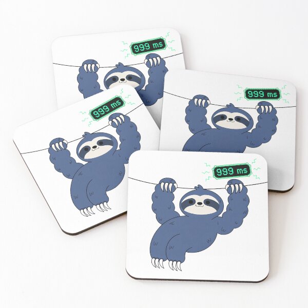 Item preview, Ping Sloth – High Latency – Cute Gamer Lag Art designed and sold by Phetuvov.