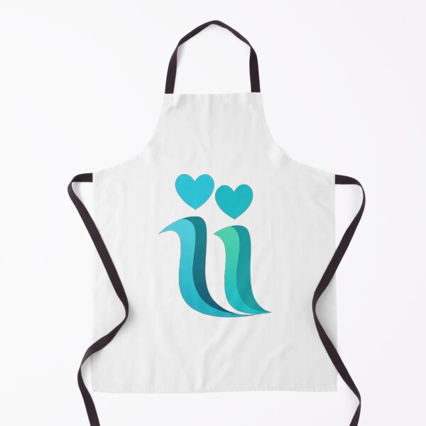 Item preview, Double "ii" Logo in Aqua marine designed and sold by CasaRomanii.