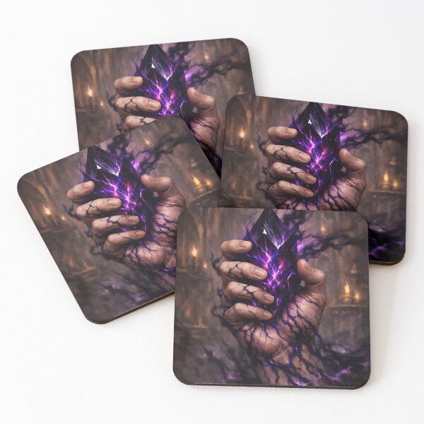 Item preview, Void-Corrupted Sorcerer's Grip - Grimdark Fantasy designed and sold by bapupa.