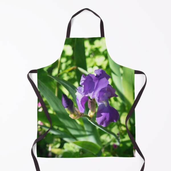 Item preview, Amethyst Purple Iris Bloom and Bud designed and sold by Georgia Mizuleva.