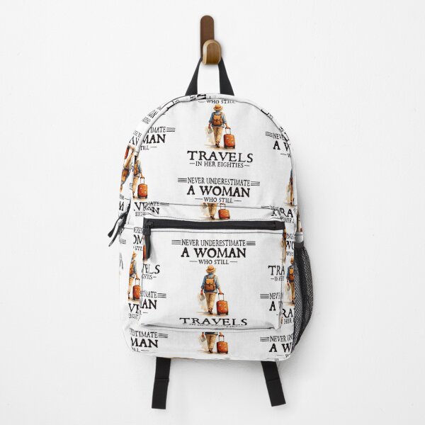Item preview, Never Underestimate a Woman Who Still Travels in Her Eighties designed and sold by Ali-printshop.