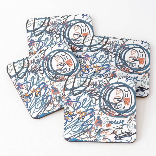 Item preview, Dense Scribble Background  Pure Visual Noise designed and sold by missbobbit.
