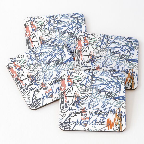 Item preview, Dense Scribble Background  Pure Visual Noise designed and sold by missbobbit.