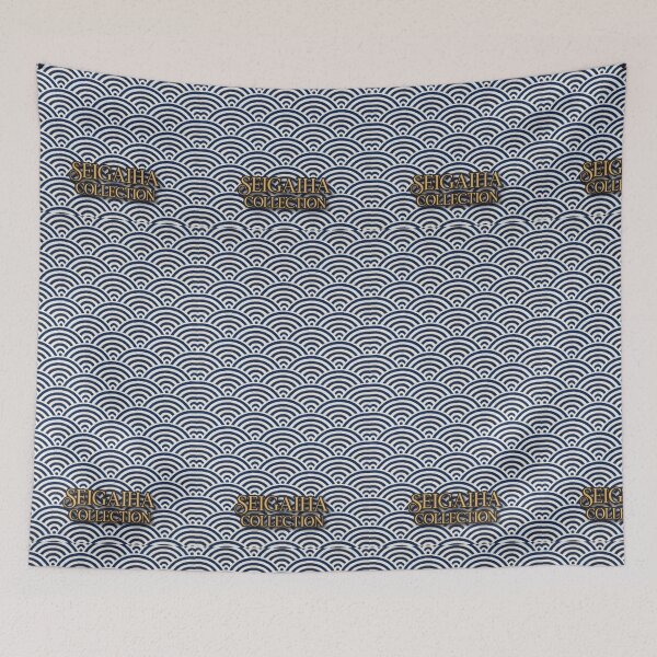 Item preview, Japanese Indigo Wave designed and sold by DesignerDrop.