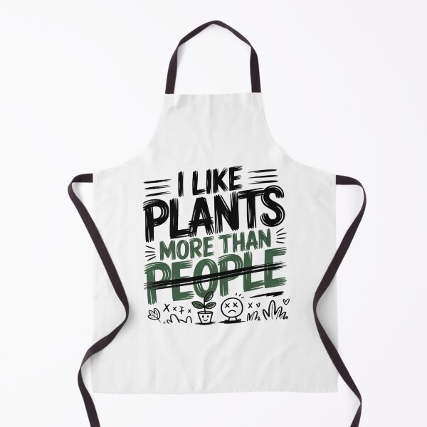 Item preview, I Like Plants More Than People Quote designed and sold by IslandTyped.