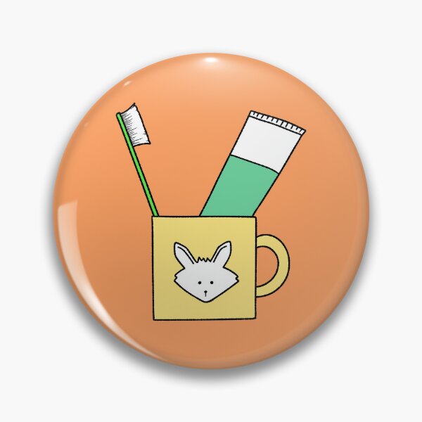 Item preview, Cute Fox Cup Toothbrush and Toothpaste Illustration designed and sold by ubborn.