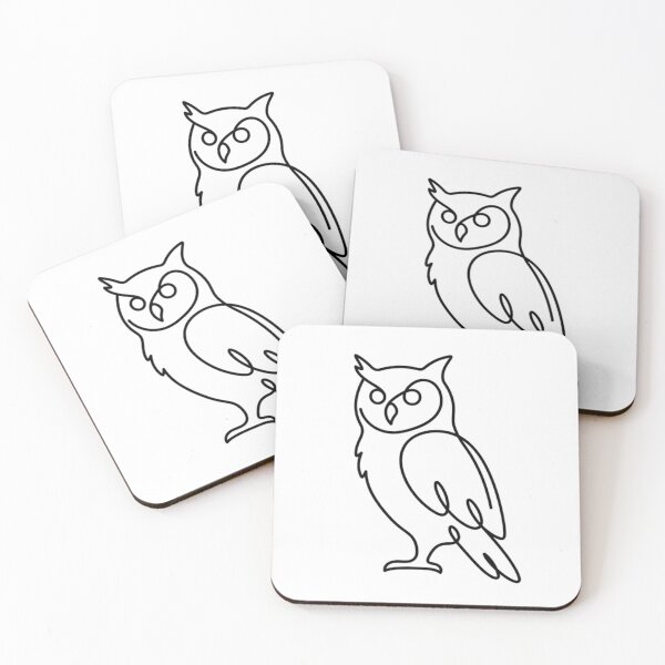 Item preview, Minimalist owl single line art  designed and sold by AlanyaArtX.