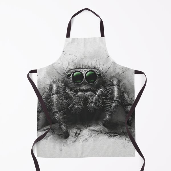Item preview, Cute Jumping Spider with Glowing Green Eyes designed and sold by Ykvaere.