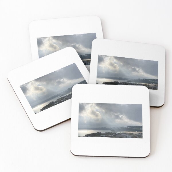 Item preview, Dramatic Light Rays Over St Ives Bay, Cornwall designed and sold by TheGildedGrove.