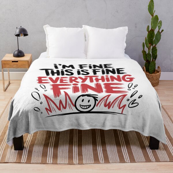 Item preview, I’m Fine This Is Fine Everything Fine Quote designed and sold by IslandTyped.
