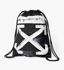 OFF WHITE Galaxy Brushed Drawstring Bag