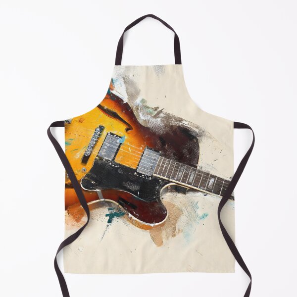 Item preview, semi hollow Jazz guitar painting artwork designed and sold by gut2000.