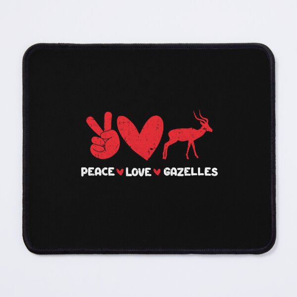 Item preview, Peace - Love - gazelles designed and sold by GabbyKash.