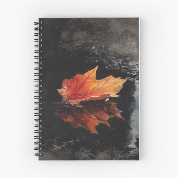 Item preview, Autumn Leaf Reflection in Dark Water Puddle designed and sold by Ykvaere.