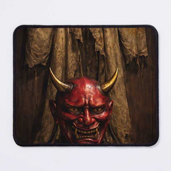 Item preview, Cursed Noh Stage Mask - Japanese Hannya Demon designed and sold by bapupa.
