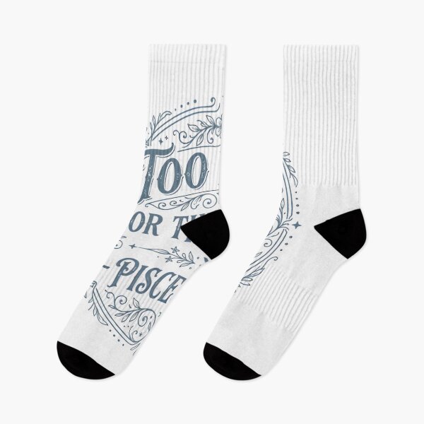 Item preview, Too Deep for This World Pisces Soul Vintage Zodiac Typography Design designed and sold by urbinet.