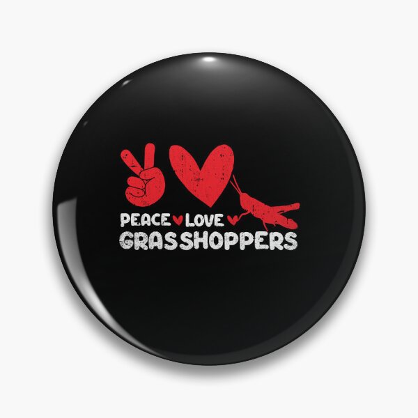 Item preview, Peace - Love - Grasshoppers  designed and sold by GabbyKash.
