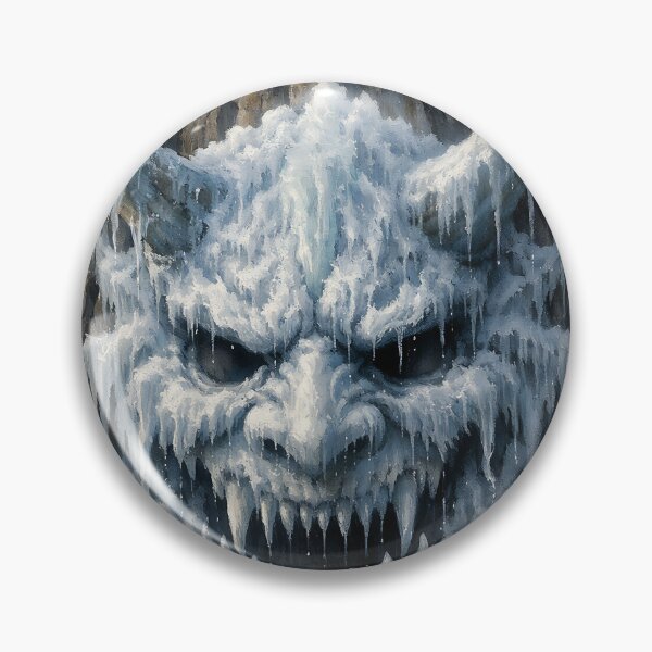 Item preview, Frozen Waterfall Demon - Japanese Hannya Demon designed and sold by bapupa.