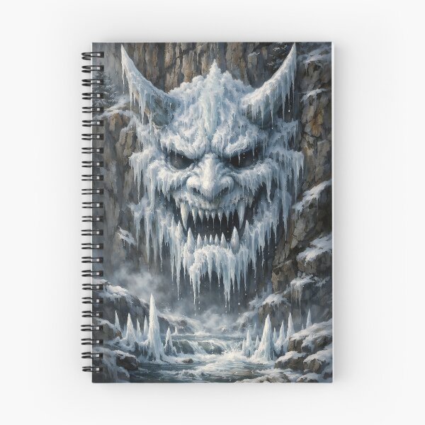Item preview, Frozen Waterfall Demon - Japanese Hannya Demon designed and sold by bapupa.