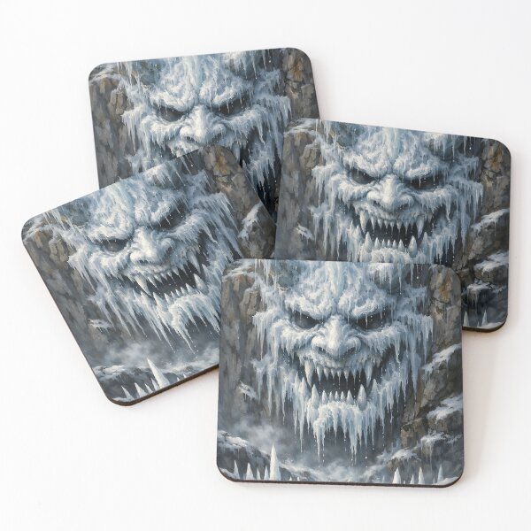 Item preview, Frozen Waterfall Demon - Japanese Hannya Demon designed and sold by bapupa.