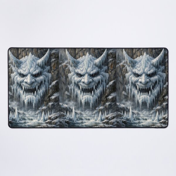 Item preview, Frozen Waterfall Demon - Japanese Hannya Demon designed and sold by bapupa.