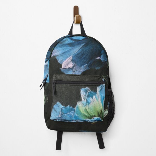 Item preview, Elegant Blue Flower with Dark Background designed and sold by Ykvaere.