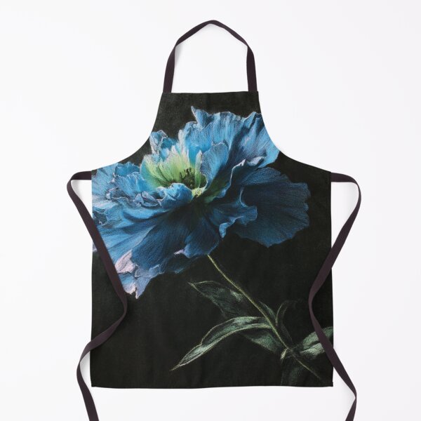 Item preview, Elegant Blue Flower with Dark Background designed and sold by Ykvaere.