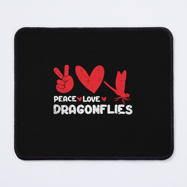 Item preview, Peace - Love - dragonflies  designed and sold by GabbyKash.