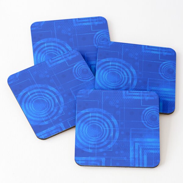 Item preview, Blue Geometric Pattern designed and sold by Andrew  Hitchen.