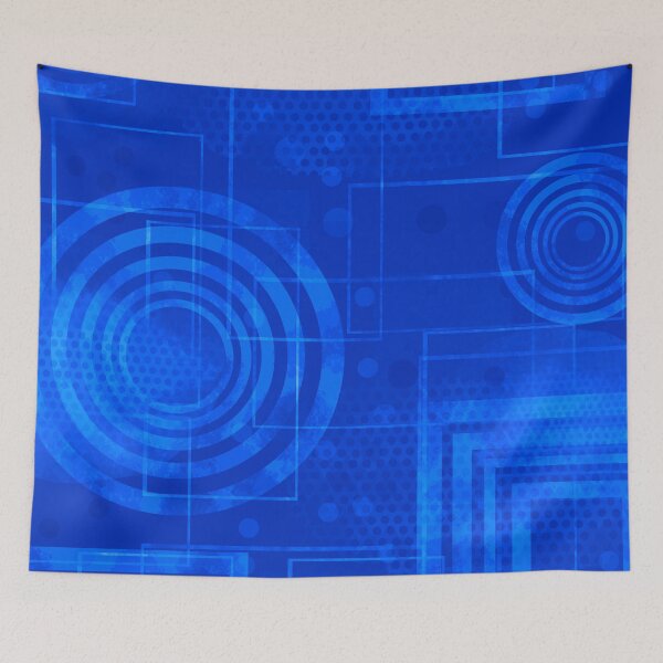 Item preview, Blue Geometric Pattern designed and sold by Andrew  Hitchen.
