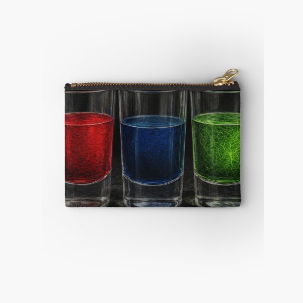 Item preview, Colorful Shot Glasses with Red Blue Green Liquid designed and sold by Ykvaere.