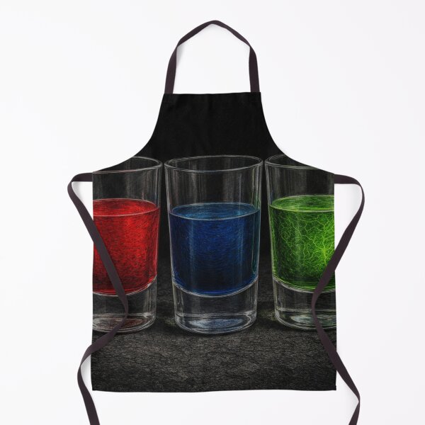 Item preview, Colorful Shot Glasses with Red Blue Green Liquid designed and sold by Ykvaere.