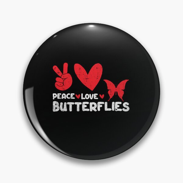 Item preview, Peace - Love - Butterflies designed and sold by GabbyKash.