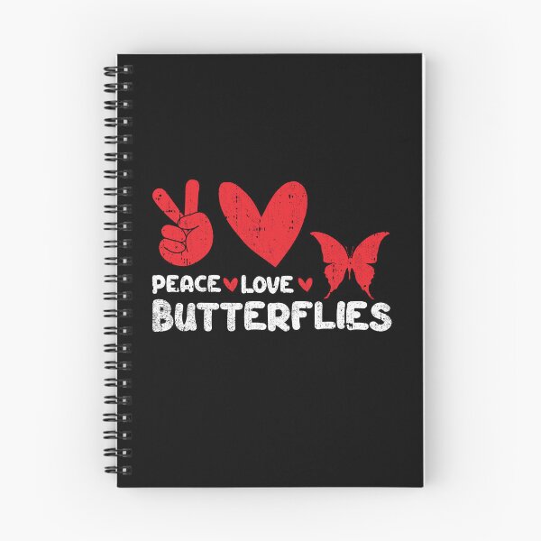 Item preview, Peace - Love - Butterflies designed and sold by GabbyKash.