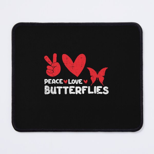 Item preview, Peace - Love - Butterflies designed and sold by GabbyKash.