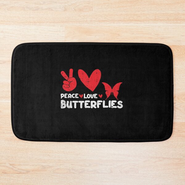 Item preview, Peace - Love - Butterflies designed and sold by GabbyKash.