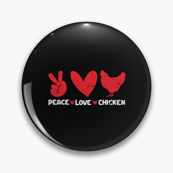 Item preview, Peace - Love - Chickens designed and sold by GabbyKash.