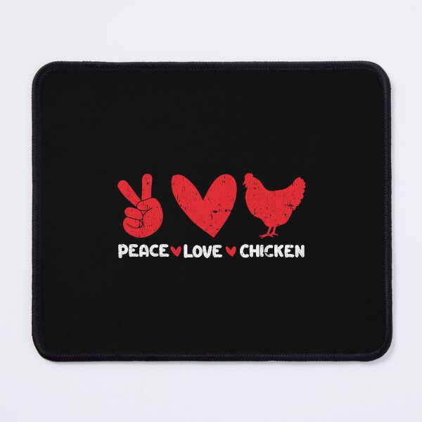 Item preview, Peace - Love - Chickens designed and sold by GabbyKash.