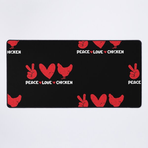 Item preview, Peace - Love - Chickens designed and sold by GabbyKash.
