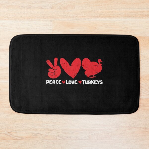 Item preview, Peace - Love - Turkeys Animals lover designed and sold by GabbyKash.