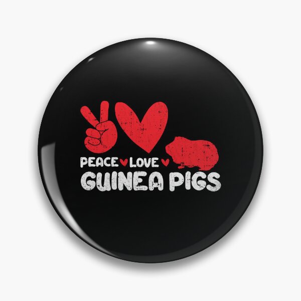 Item preview, Peace - Love - guinea pigs Animals lover designed and sold by GabbyKash.