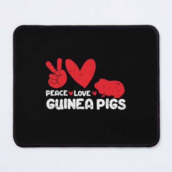 Item preview, Peace - Love - guinea pigs Animals lover designed and sold by GabbyKash.
