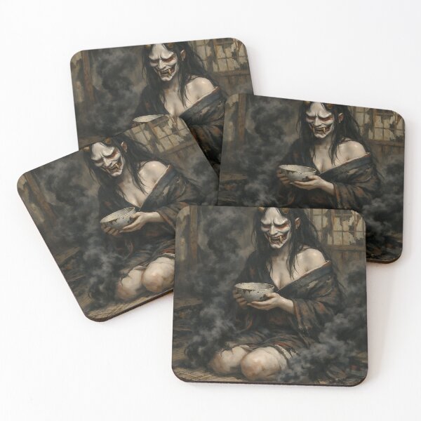 Item preview, Ruined Tea House Wraith - Japanese Hannya Demon designed and sold by bapupa.