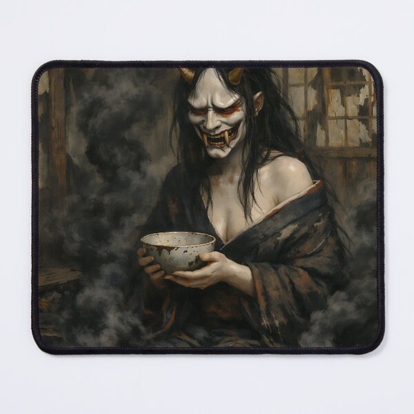 Item preview, Ruined Tea House Wraith - Japanese Hannya Demon designed and sold by bapupa.