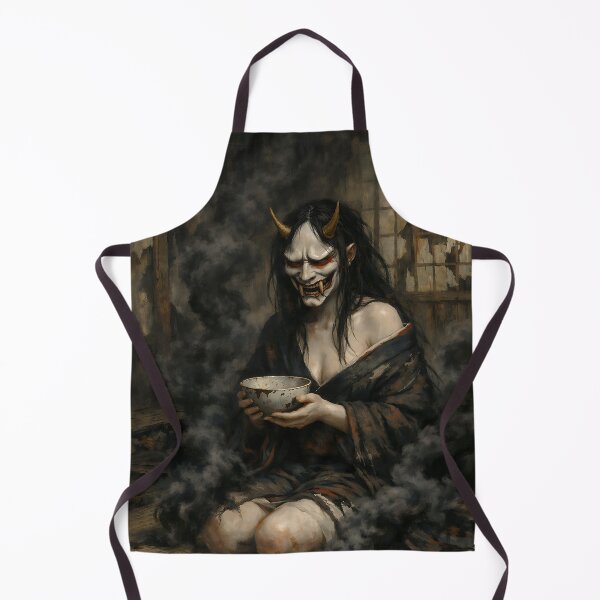 Item preview, Ruined Tea House Wraith - Japanese Hannya Demon designed and sold by bapupa.