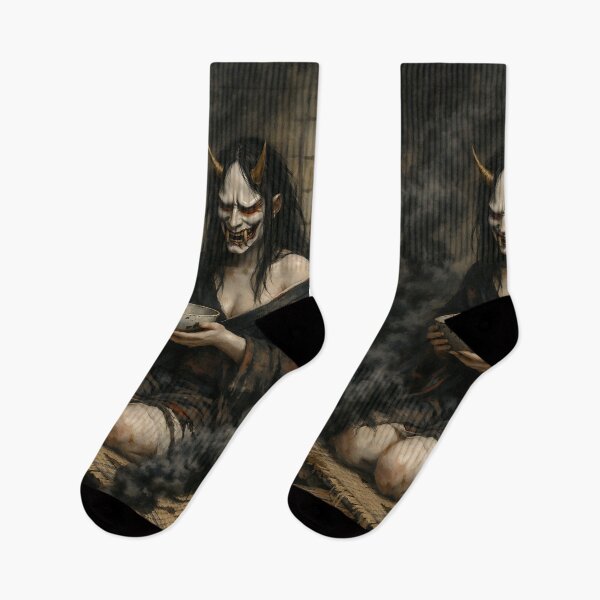 Item preview, Ruined Tea House Wraith - Japanese Hannya Demon designed and sold by bapupa.