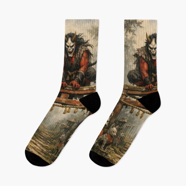 Item preview, Torii Gate Ambush - Japanese Hannya Demon Art designed and sold by bapupa.
