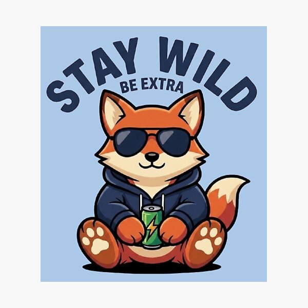 Item preview, Stay Wild – Be Extra designed and sold by Dogandesighn.