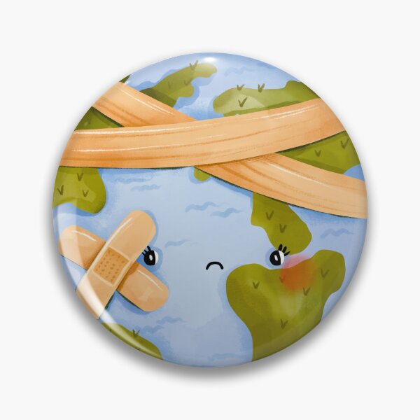 Item preview, Injured cute Earth  designed and sold by the-myro.